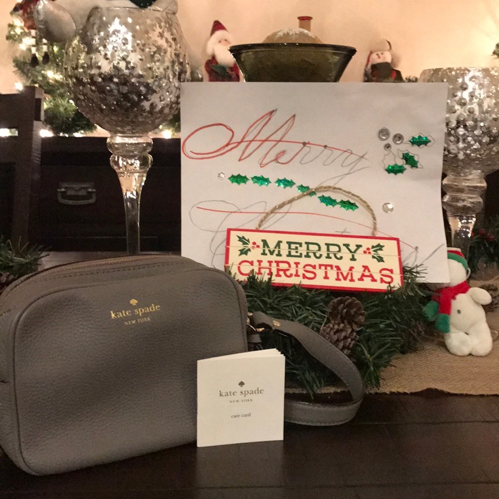 Kate spade double zip crossbody purse